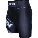 Top Ten MMA compression shorts "Fight Team" - black, 18812