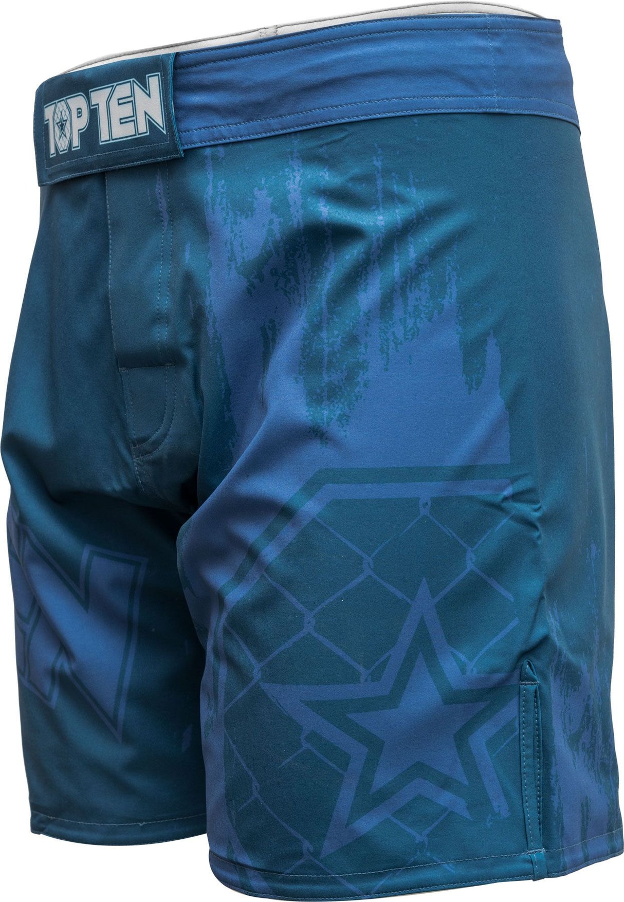 Top Ten MMA shorts Power Ink - blue