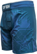Top Ten MMA shorts Power Ink - blue