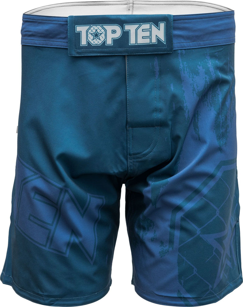 Top Ten MMA shorts Power Ink - blue