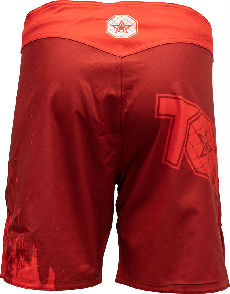 Top Ten MMA shorts Power Ink - red