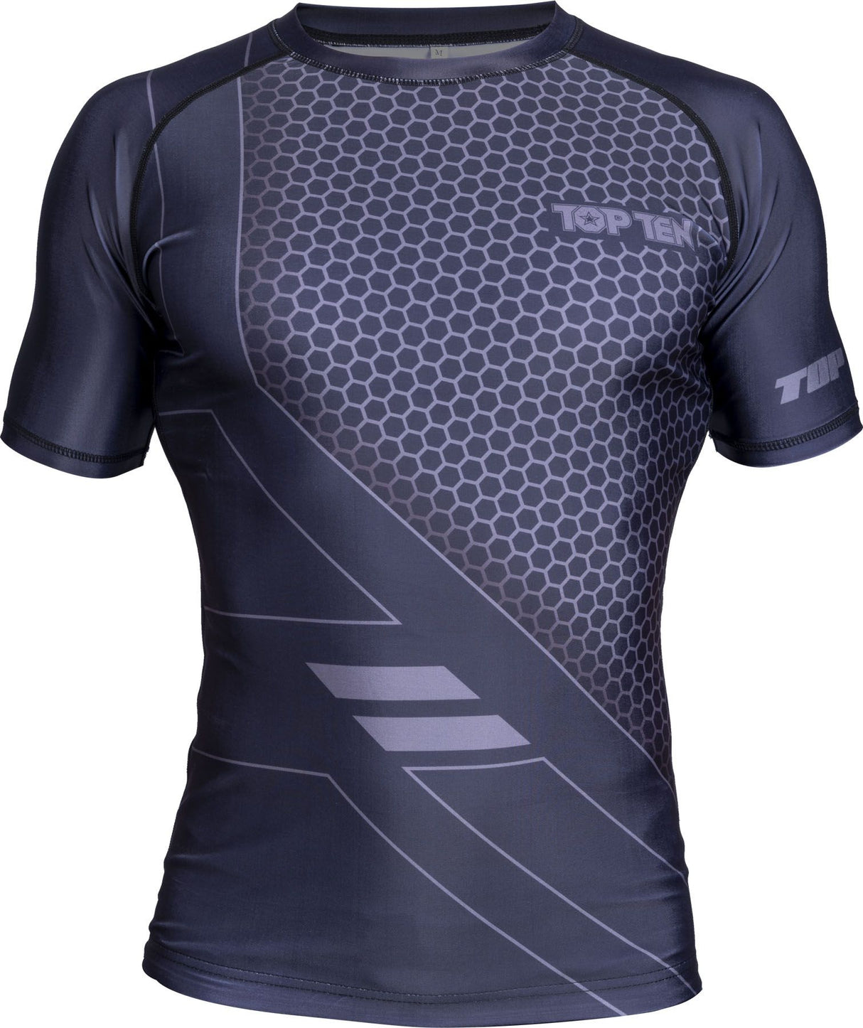 Rashguard Top Ten COMBat - noir