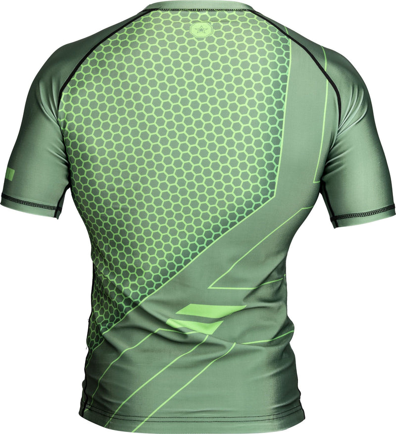 Army Green Rash Guard Top Ten rashguard COMBat - green