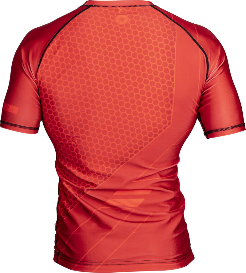 Top Ten rashguard COMBat - red