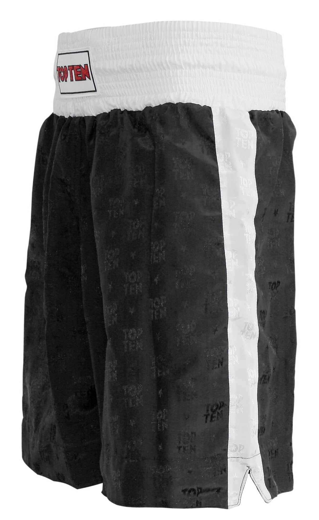 TOP TEN shorts Simple Stripe - black/white
