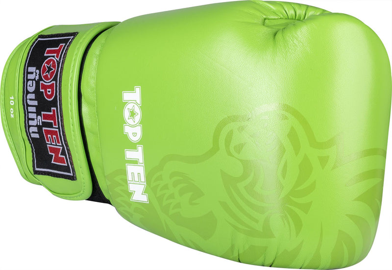 Top Ten IFMA Boxing Gloves Ajarn PU - green