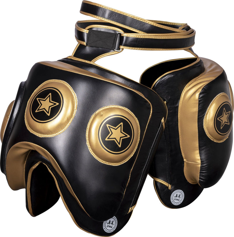 Top Ten IFMA Thigh Pads Kao - black/gold