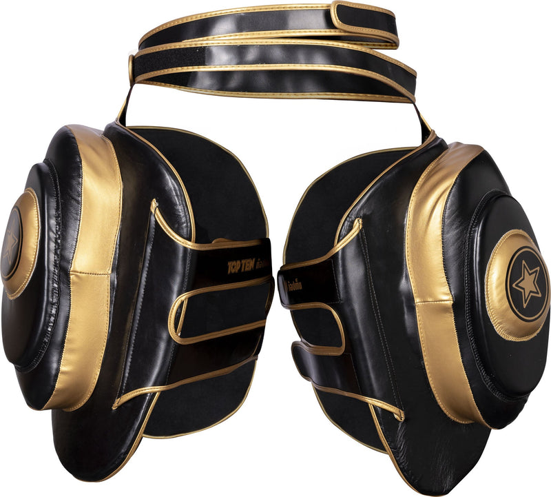 Top Ten IFMA Thigh Pads Kao - black/gold