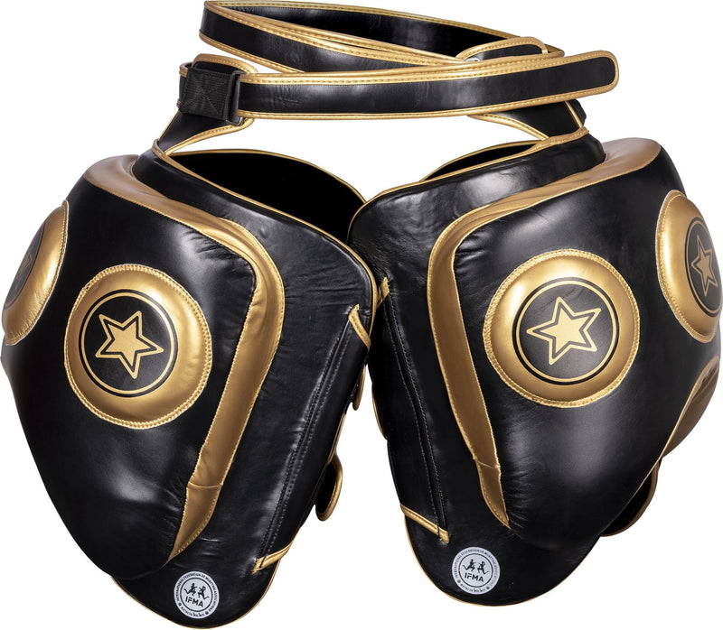 Top Ten IFMA Thigh Pads Kao - black/gold