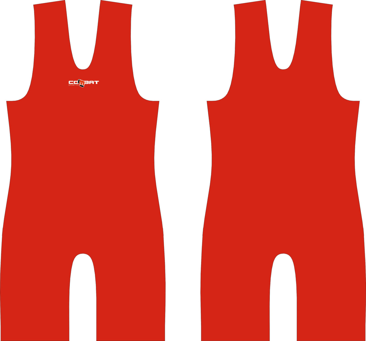Herren Wrestlinganzug Combat Sport Classic - rot